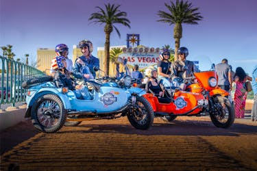 Customized private guided tour of Las Vegas Strip by sidecar